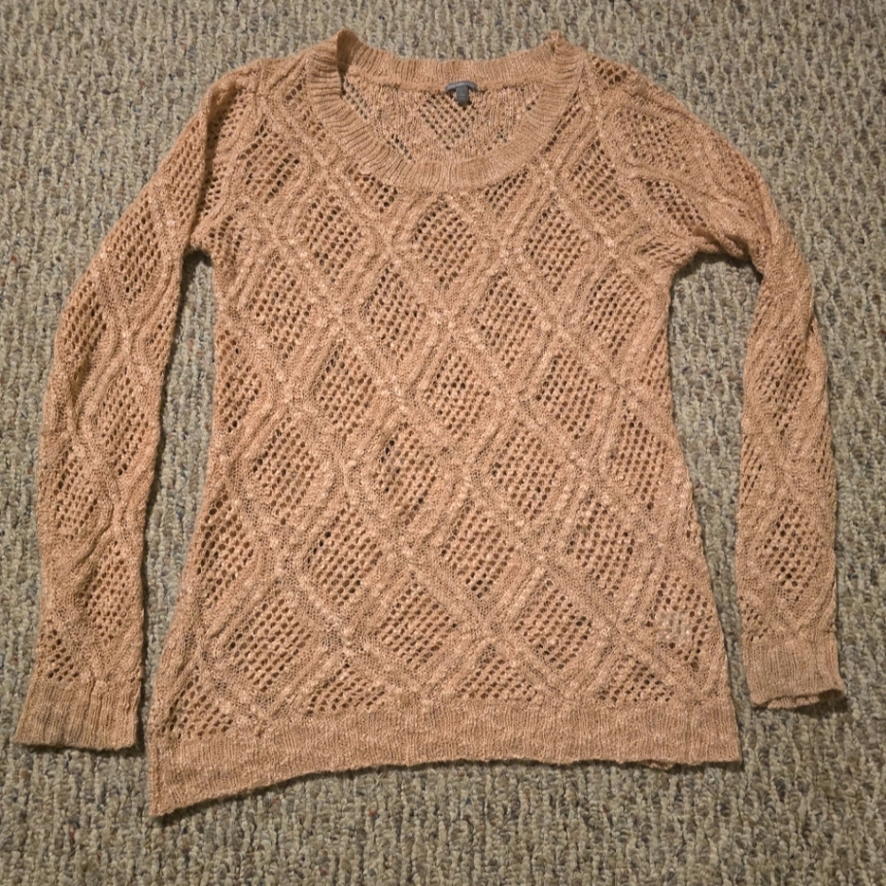 Charlotte Russe See-through Sweater Top